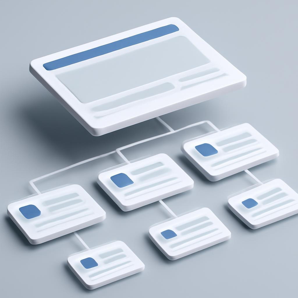 C&aacute;c tầng nội dung cần c&oacute; khi tổ chức website