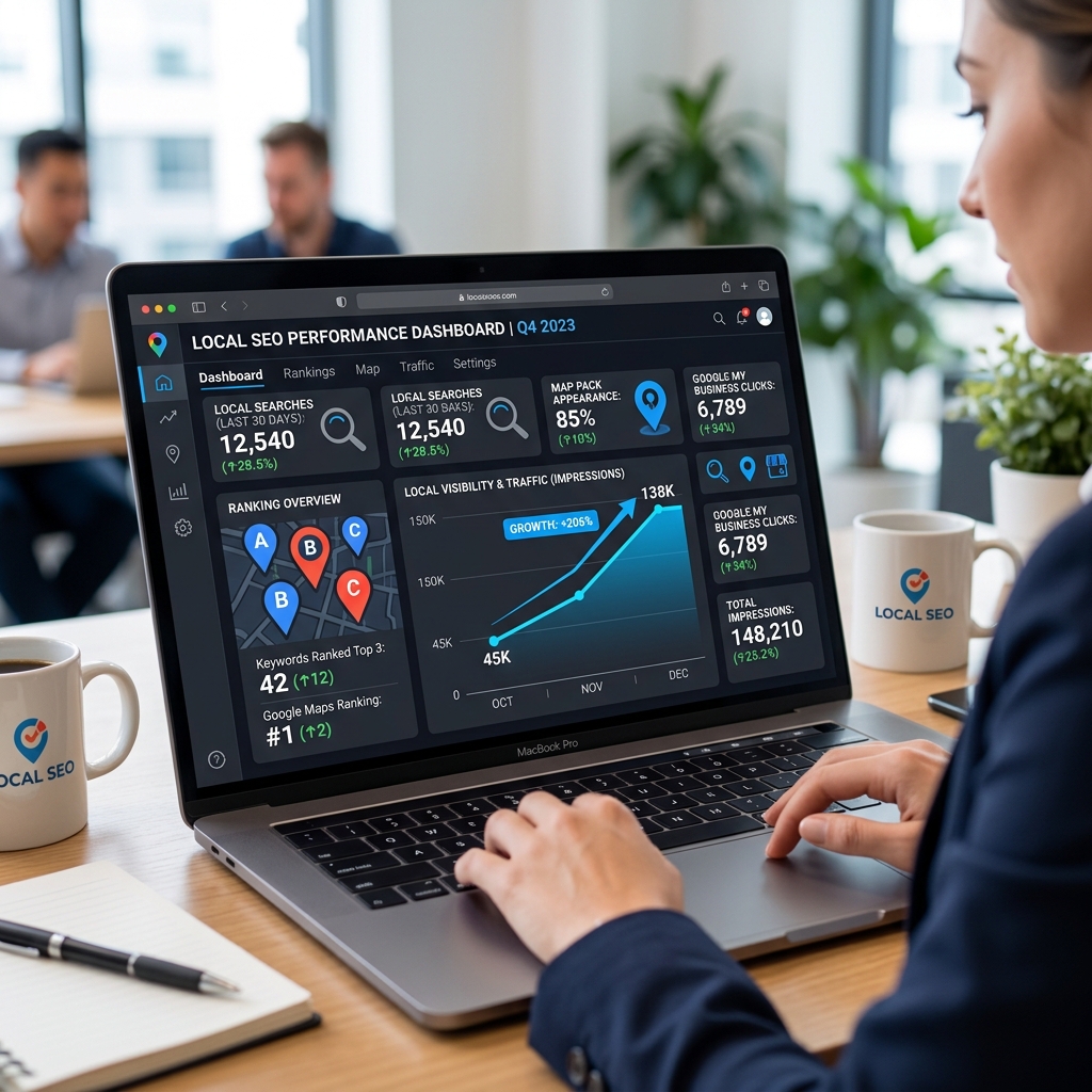Sức mạnh của NAP (Name, Address, Phone) và cách đồng bộ dữ liệu 4 NAP Analytics Dashboard